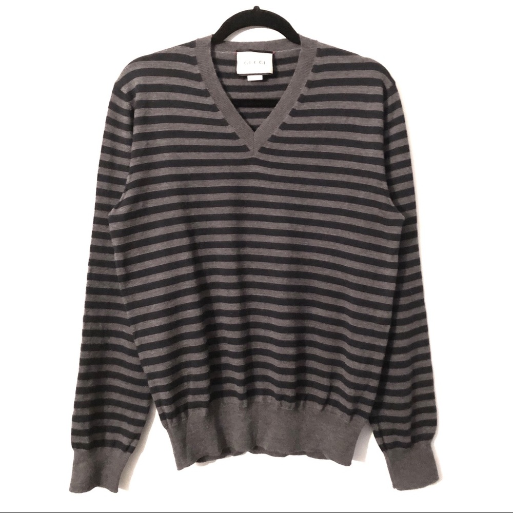 Gucci striped wool sweater mens
